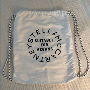 Stella McCartney White String Backpack Dust Bag